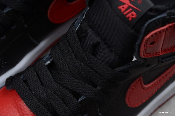 High Kids 555088  Black Bred Jordan OG Air Red Retro 001 1 Banned 0810